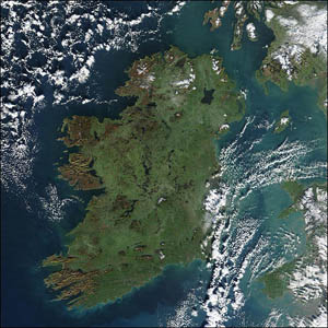 Nasa pic of Ireland